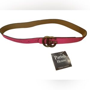 Boutine LA Pink and Tan Women's Belt